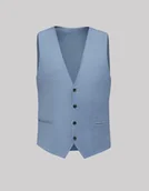 Kamizelki męskie - kamizelka bairo slim fit błękit - miniaturka - grafika 1