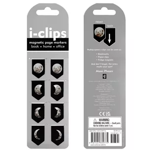 Peter Pauper Press Zakładka magnetyczna Księżyc - Zakładki do książek - miniaturka - grafika 1