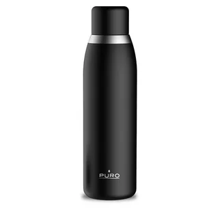PURO PURO Butelka termiczna 500ml INOX z inteligentną nakrętka LED (czarna) WB500SMART1BLK - Butelki termiczne - miniaturka - grafika 10