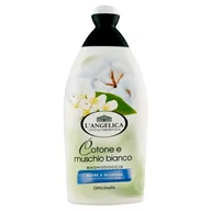 Peelingi do ciała - L'Angelica Cotone e Muschio bianco - żel pod prysznic bawełna i białe piżmo (450 ml) - miniaturka - grafika 1