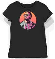 Koszulki i topy damskie - Koszulka damska czarna z nadrukiem Big Sean hip-hop XS - miniaturka - grafika 1