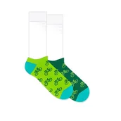 Skarpetki męskie - Zabawne Stopki W Rowery - Tour De Green - 40-43 - miniaturka - grafika 1