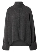 Swetry damskie - LeGer Sweter "Rafaela" w kolorze szarym - miniaturka - grafika 1