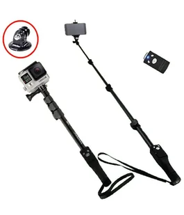 Regulowany, Teleskopowy, Wysuwany Kijek Do Selfie Ze Smartfonem Bluetooth - Selfie stick - miniaturka - grafika 1