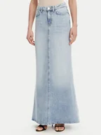 Spódnice - Guess Spódnica jeansowa W5GD83 D5B96 Niebieski Regular Fit - miniaturka - grafika 1