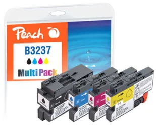 Peach 321008 nabój z tuszem 4 szt. Czarny, Cyjan, Purpurowy, Żółty 321008 - Tusze zamienniki - miniaturka - grafika 1