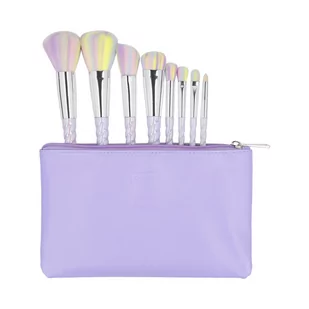 Ilū, Basic, Zestaw 8 pędzli do makijażu + etui Unicorn - Pędzle do makijażu - miniaturka - grafika 1