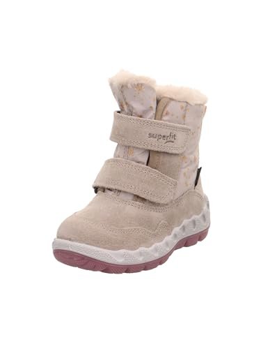 Superfit Icebird Gore-Tex śniegowce z ciepłą podszewką, beżowe/różowe 4010, 30 EU szerokie, Beżowy, różowy 4010, 30 EU szeroki
