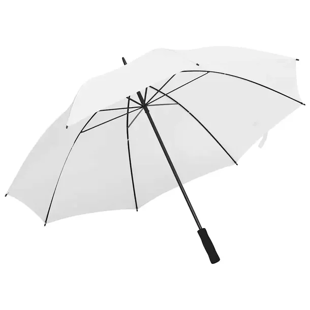 Parasolka golfowa 3 w 1 jako laska trekkingowa, biała, 94 cm x 130 cm