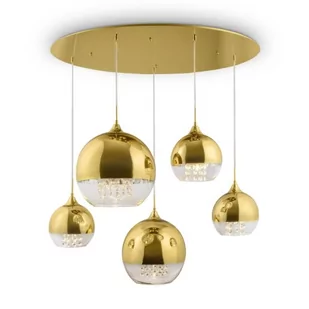 Maytoni Fermi lampa wisząca 5-punktowa złota P140-PL-170-5-G - Lampy sufitowe - miniaturka - grafika 1