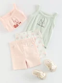 Komplety dla niemowląt - Reserved - Szorty Minnie Mouse 2 pack - złamana biel - miniaturka - grafika 1