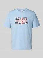 Koszulki męskie - T-shirt o kroju regular fit z czystej bawełny - miniaturka - grafika 1