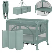 Łóżeczka i kojce - Łóżeczko turystyczne 2w1 kojec składane 102x74 cm + torba Lionelo Laura - miniaturka - grafika 1