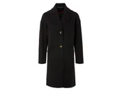 Płaszcze damskie - esmara® Płaszcz damski z kołnierzem z klapami (36, Czarny) - miniaturka - grafika 1