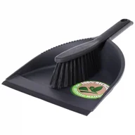 Miotły, szufle, mopy - Zmiotka Szufelka Czarna Szczotka Miotełka Łopatka Śmietniczka - miniaturka - grafika 1