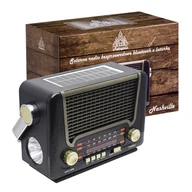 Radioodtwarzacze - Radio Kuchenne Solar małe rączką Baterie 1200mAh - miniaturka - grafika 1