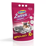 Żwirek dla kotów - Hilton Hilton Żwirek bentonitowy Compact dla kota poj 10l - miniaturka - grafika 1