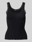 Koszulki i topy damskie - Top o kroju slim fit z mieszanki bawełny model ‘SARAH SHARAI’ - miniaturka - grafika 1