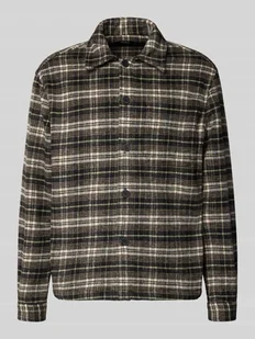 Kurtka koszulowa o kroju regular fit z kołnierzykiem typu kent - Kurtki męskie Kurtka koszulowa o kroju regular fit z kołnierzykiem typu kent - Kurtki męskie - miniaturka - grafika 1