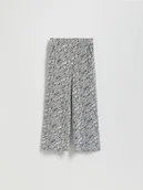 Spodnie i spodenki dla dziewczynek - Reserved - Żakardowe spodnie - wielobarwny - miniaturka - grafika 1