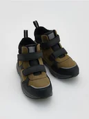 Buty dla chłopców - Reserved - Buty trekkingowe z odblaskowymi elementami - zielony - miniaturka - grafika 1