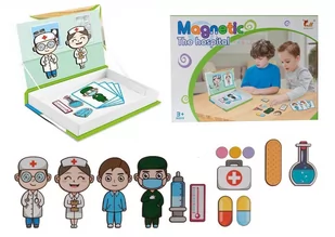 Układanka magnetyczna szpital 110769 - Zabawki kreatywne - miniaturka - grafika 1