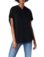 Bluzy damskie - Urban Classics Damska bluza bez rękawów Terry Hoody, czarny, XL - miniaturka - grafika 1