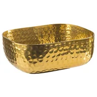 Biuro i firma OUTLET - Misa APS z aluminium z młotkowaną, złotą powierzchnią, miska na chleb, np. na zimne i ciepłe dania, 15,5 x 12,0 cm, 0,7 ltr. - miniaturka - grafika 1