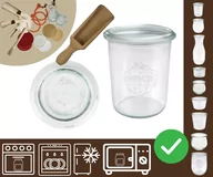 Pojemniki kuchenne - Słoiki WECK / szklane wieko, miarka słoik 160ml MOLD / Wamar-Sosenka - miniaturka - grafika 1