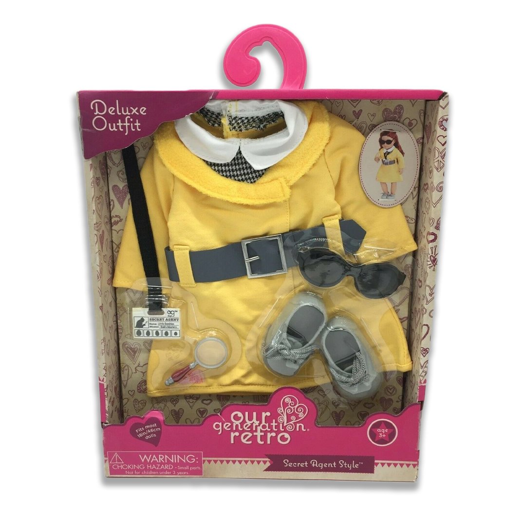 Our Generation Deluxe Outfit – Zestaw „Secret Agent Style” dla lalki 46-48 cm
