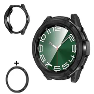 Akcesoria do smartwatchy - Etui FRAME  + BEZEL do Samsung Galaxy Watch 6 Classic 47mm czarne - miniaturka - grafika 1