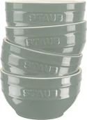 Miski i półmiski - STAUB SERVING Zestaw 4 misek 14 cm, eukaliptusowy - miniaturka - grafika 1