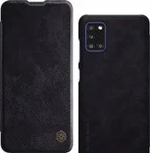 Etui i futerały do telefonów - Nillkin Etui z klapką do Galaxy A31 czarne - miniaturka - grafika 1