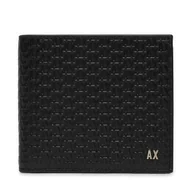 Portfele - Duży Portfel Męski Armani Exchange 958097 4R847 00020 Czarny - miniaturka - grafika 1