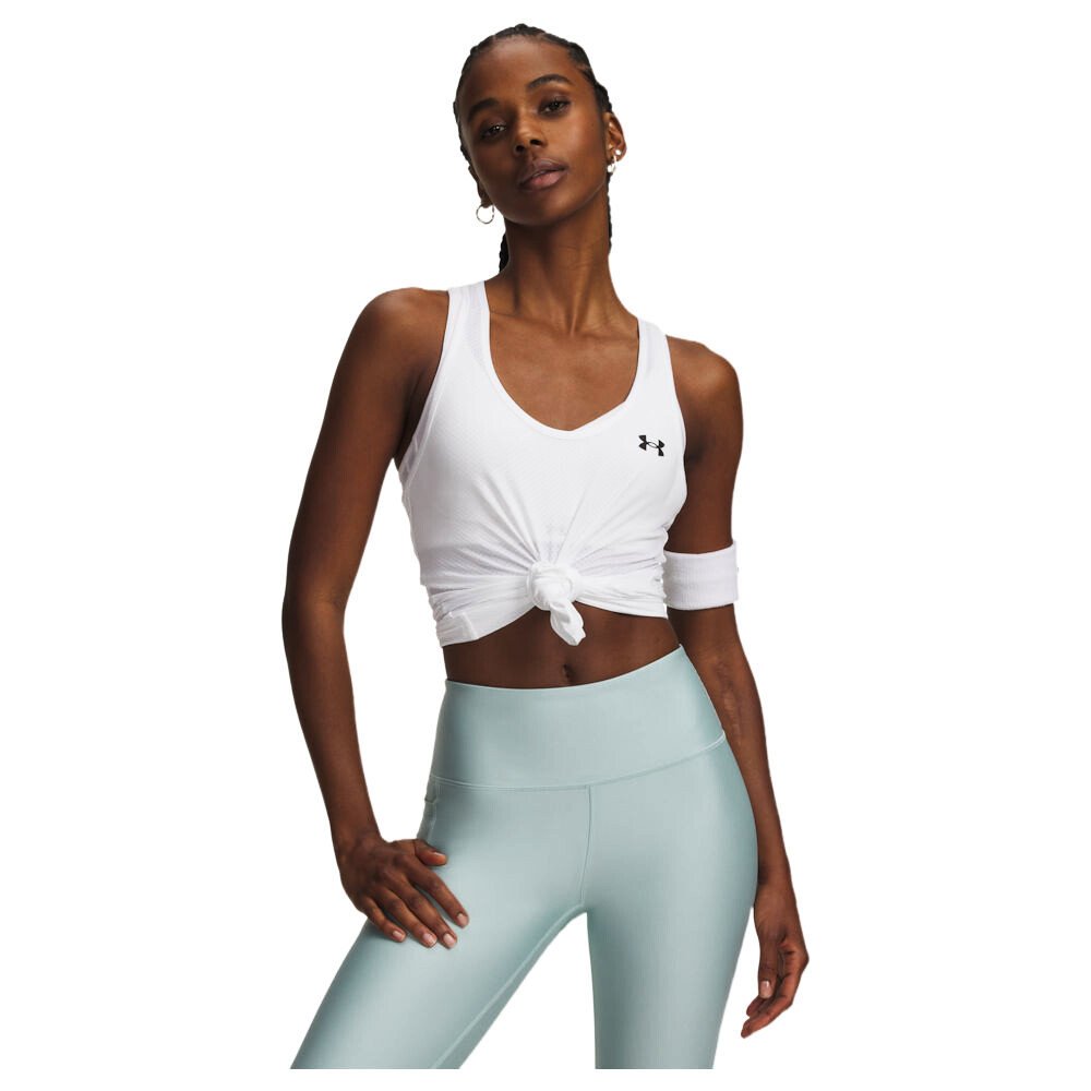 Damski podkoszulek Under Armour Tech Mesh Racer Tank White/Black L