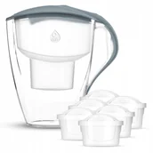 Dzbanki filtrujące - Dzbanek Dafi Omega stalowy 4l manualny 6 xUnimax - miniaturka - grafika 1
