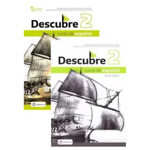 Pakiet Descubre 2. Curso de español: Podręcznik + nagrania online, Zeszyt ćwiczeń do języka hiszpańskiego - Książki do nauki języka hiszpańskiego - miniaturka - grafika 1