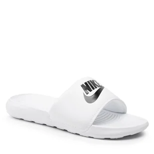 Nike Klapki Victori One Slide CN9675 100 White/Black/White - Klapki i japonki damskie - miniaturka - grafika 1