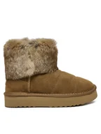 Buty dla dziewczynek - Patrizia Pepe Śniegowce PD941 Brązowy - miniaturka - grafika 1