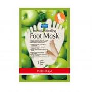 Pielęgnacja stóp - PUREDERM Intensive Healing Foot Mask Jabłko 1 para 105701-uniw - miniaturka - grafika 1