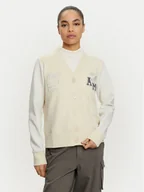 Bluzy damskie - Aeronautica Militare Bluza 242FE1966DJ659 Beżowy Regular Fit - miniaturka - grafika 1