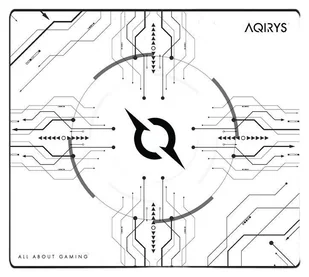 AQIRYS Podkładka GRUIS Medium 450x400 white AQRYS_GRUISWHMD - Podkładki pod mysz - miniaturka - grafika 1