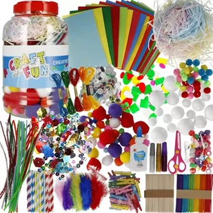 Craft With Fun Zestaw Tuba XXL Kreatywny Plastyczny Artystyczny 517324 - Dekoratorstwo - miniaturka - grafika 1