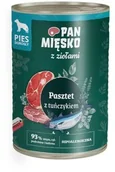 Mokra karma dla psów - Pan Mięsko karma mokra dla psa pasztet z tuńczykiem i ziołami 400g - miniaturka - grafika 1