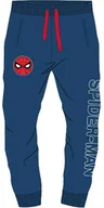 Spodnie i spodenki dla dziewczynek - Spodnie dresowe dla dzieci Spider Man Granatowe - miniaturka - grafika 1