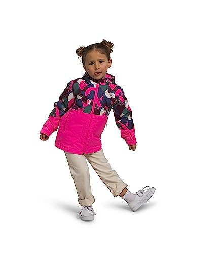 THE NORTH FACE Izolowana kurtka Mr. Pink Big Abstrct Pt 7 lat