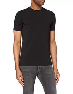 Armani Exchange Męski T-shirt Pima Okrągły dekolt, czarny (Black 1200), XL - Koszulki męskie - miniaturka - grafika 1