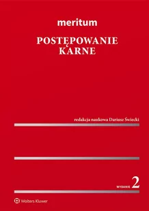 Meritum. Postępowanie karne - E-booki - prawo - miniaturka - grafika 1