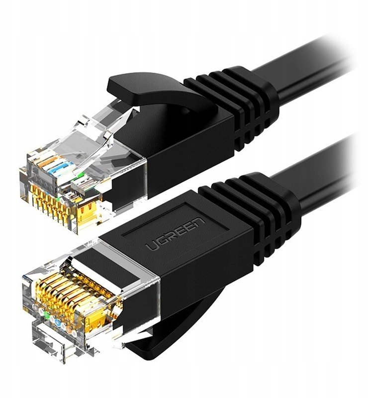 Ugreen Kabel RJ45 Ugreen NW102 Cat.6, 20m, płaski czarny