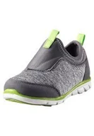 Buty dla dziewczynek - Reima Sneakersy Spinner szary/zielony 21 - miniaturka - grafika 1